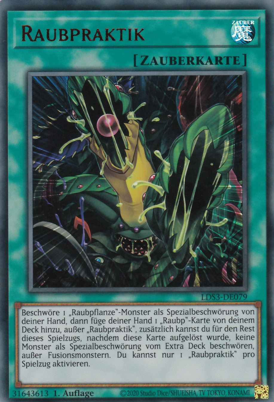Raubpraktik - LDS3-DE079 - Ultra Rare - Deutsch - 1. Auflage - Legendary Duelists: Season 3