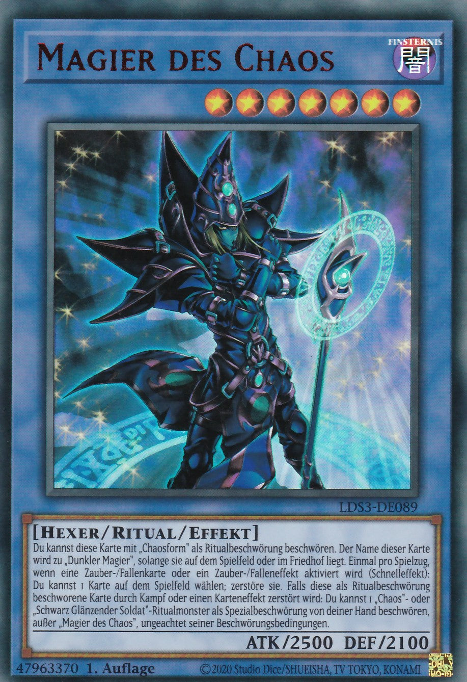 Magier des Chaos - LDS3-DE089 - Ultra Rare - Deutsch - 1. Auflage - Legendary Duelists: Season 3