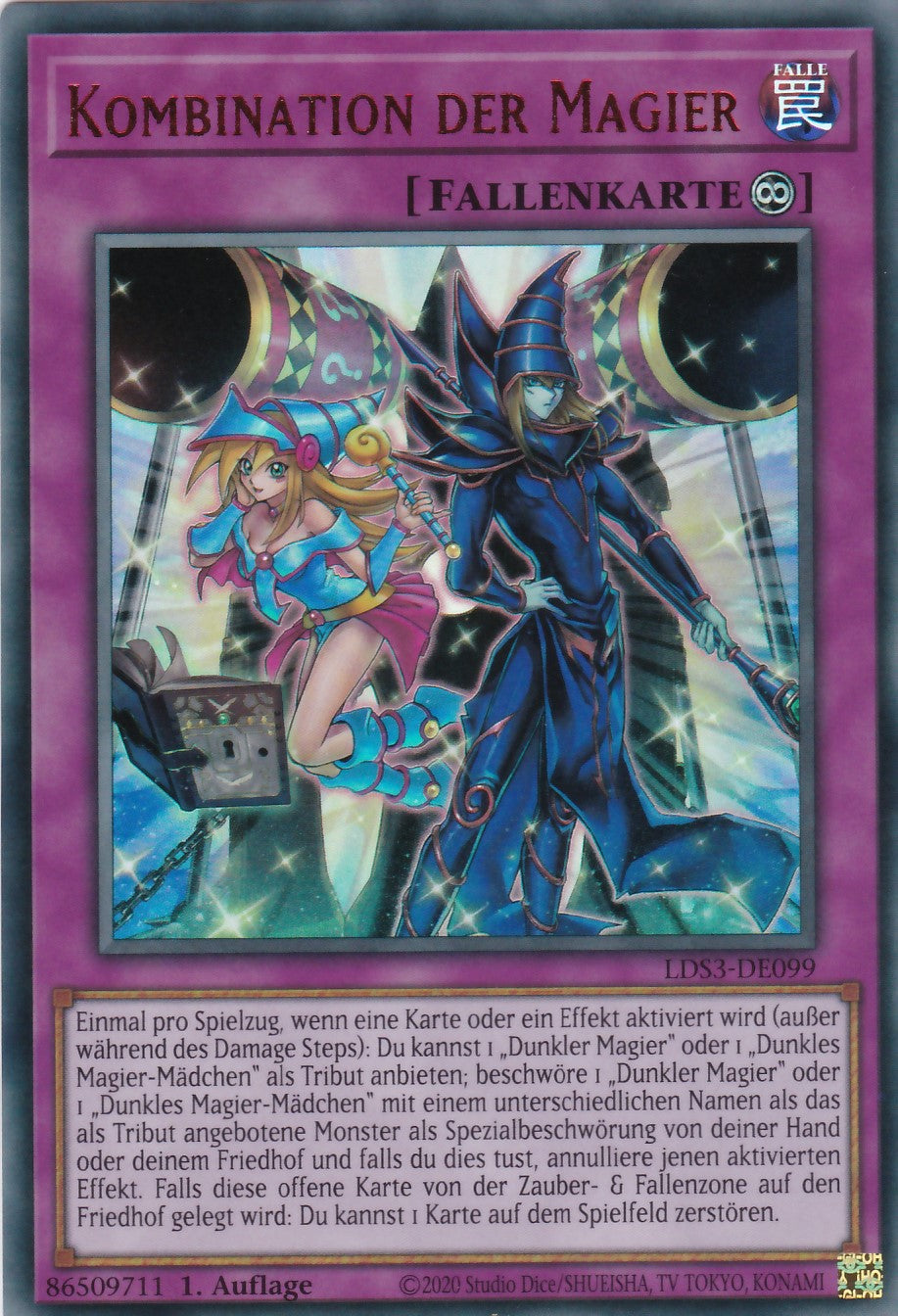Kombination der Magier - LDS3-DE099 - Ultra Rare - Deutsch - 1. Auflage - Legendary Duelists: Season 3