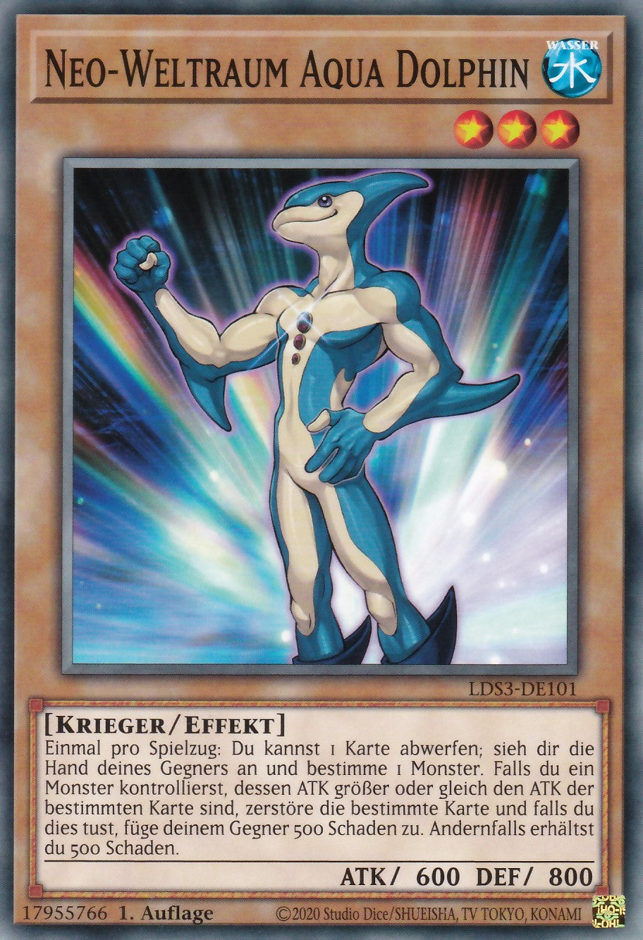 Neo-Weltraum Aqua Dolphin - LDS3-DE101 - Common - Deutsch - 1. Auflage - Legendary Duelists: Season 3