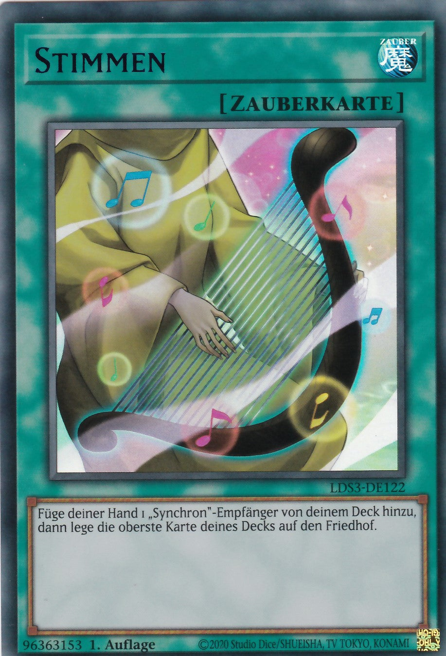 Stimmen - LDS3-DE122 - Ultra Rare - Deutsch - 1. Auflage - Legendary Duelists: Season 3