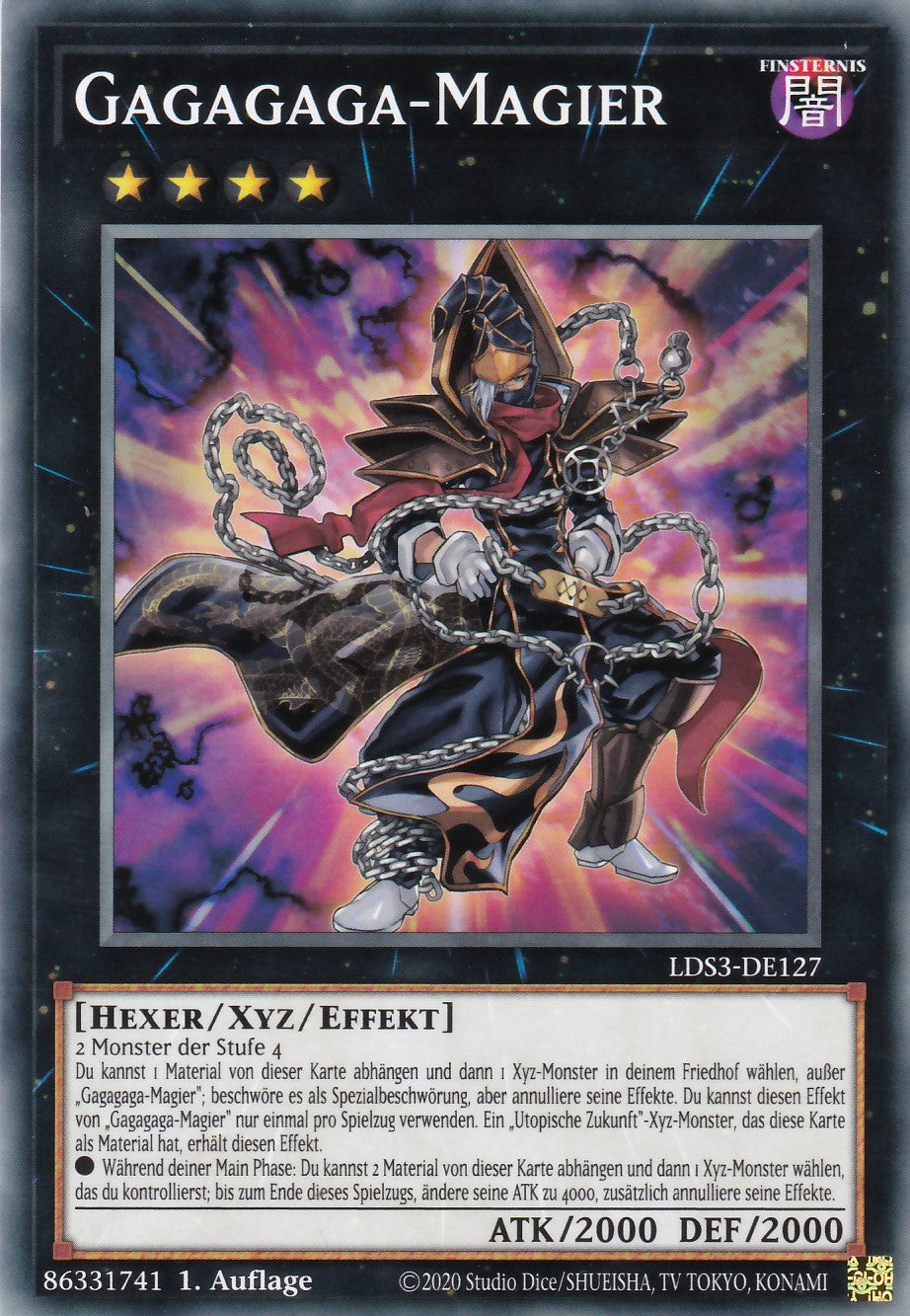 Gagagaga-Magier - LDS3-DE127 - Common - Deutsch - 1. Auflage - Legendary Duelists: Season 3