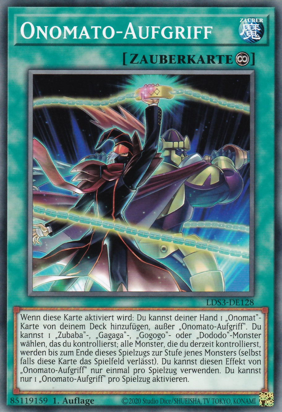 Onomato-Aufgriff - LDS3-DE128 - Common - Deutsch - 1. Auflage - Legendary Duelists: Season 3