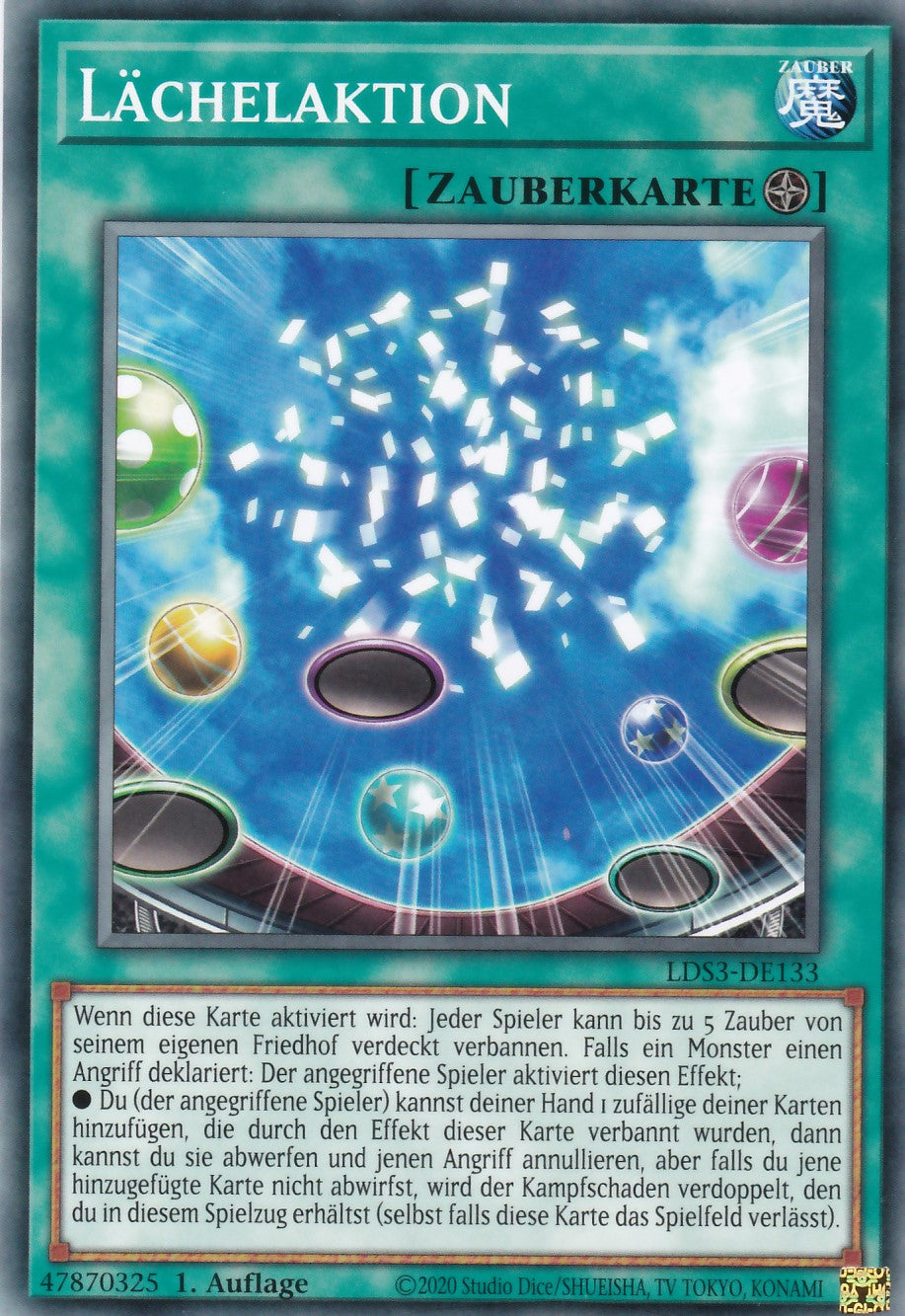 Lächelaktion - LDS3-DE133 - Common - Deutsch - 1. Auflage - Legendary Duelists: Season 3