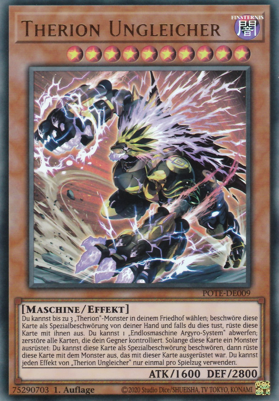 Therion Ungleicher - POTE-DE009 - Ultra Rare - Deutsch - 1. Auflage - Power of the Elements