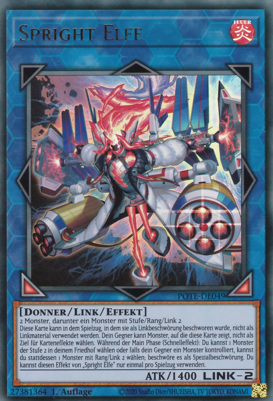 Spright Elfe - POTE-DE049 - Ultra Rare - Deutsch - 1. Auflage - Power of the Elements