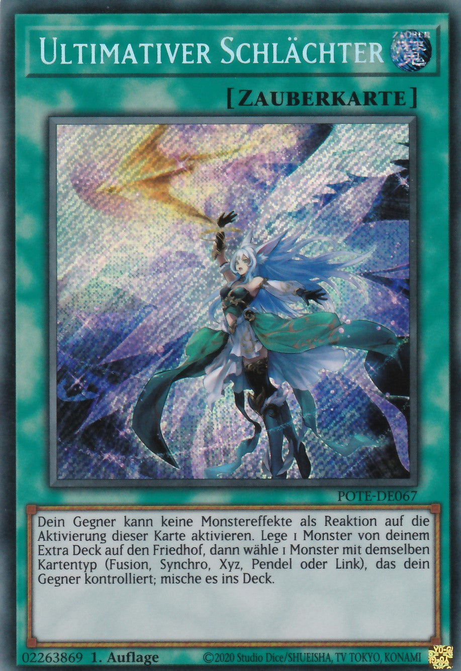 Ultimativer Schlächter - POTE-DE067 - Secret Rare - Deutsch - 1. Auflage - Power of the Elements