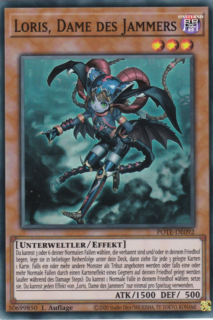 Loris, Dame des Jammers - POTE-DE092 - Super Rare - Deutsch - 1. Auflage - Power of the Elements