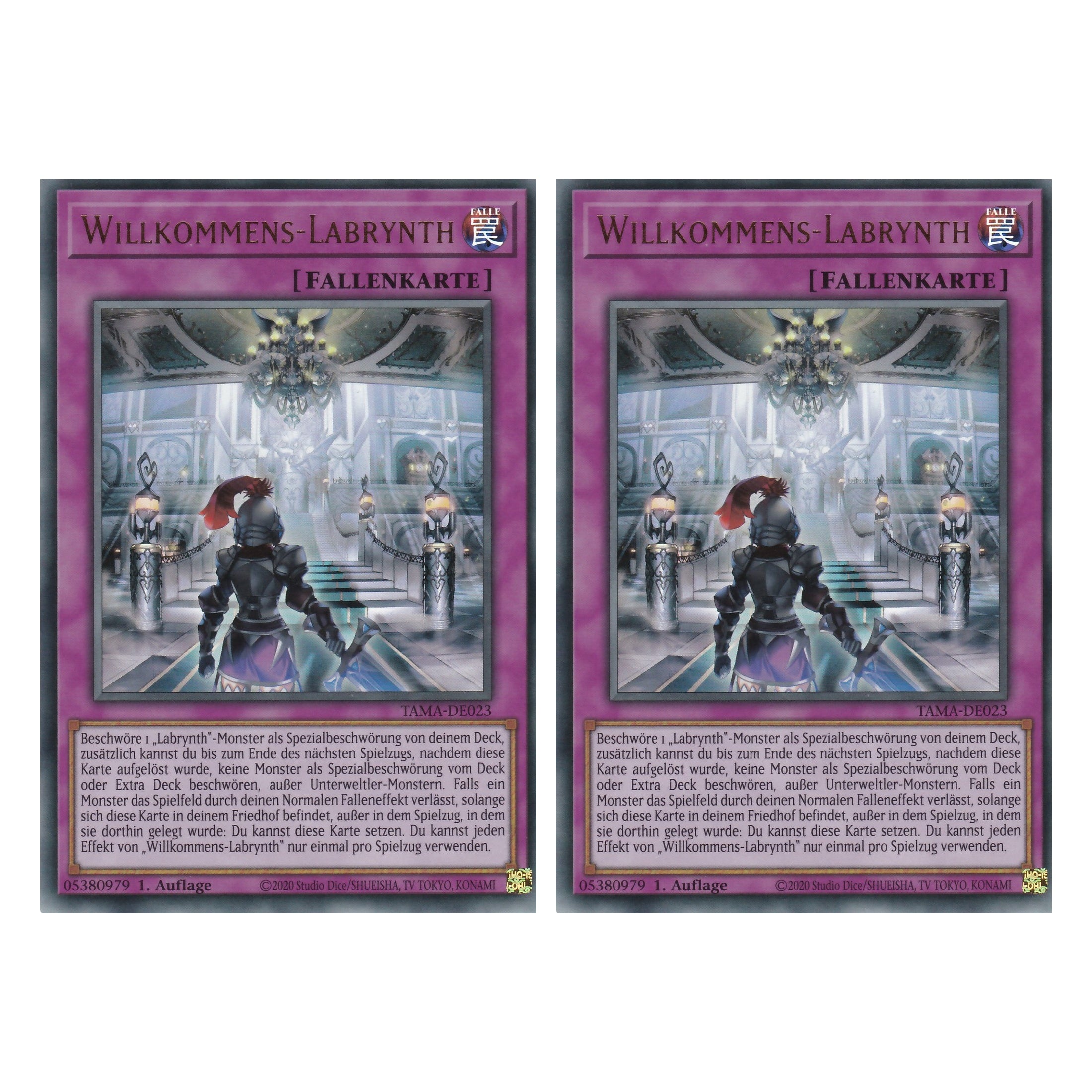 Willkommens-Labrynth - TAMA-DE023 - Ultra Rare - 1. Auflage - Deutsch - Tactical Masters - Yu-Gi-Oh! - Duo Set (2 Stück)