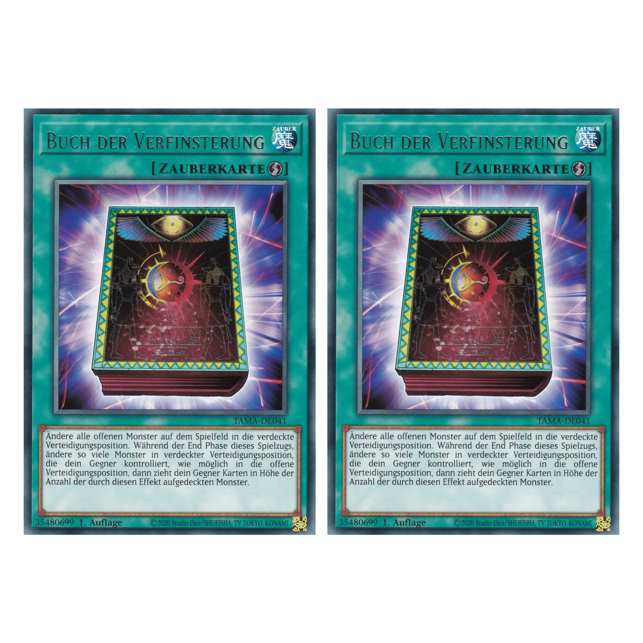 Buch der Verfinsterung - TAMA-DE041 - Rare - 1. Auflage - Deutsch - Tactical Masters - Yu-Gi-Oh! - Duo Set (2 Stück)