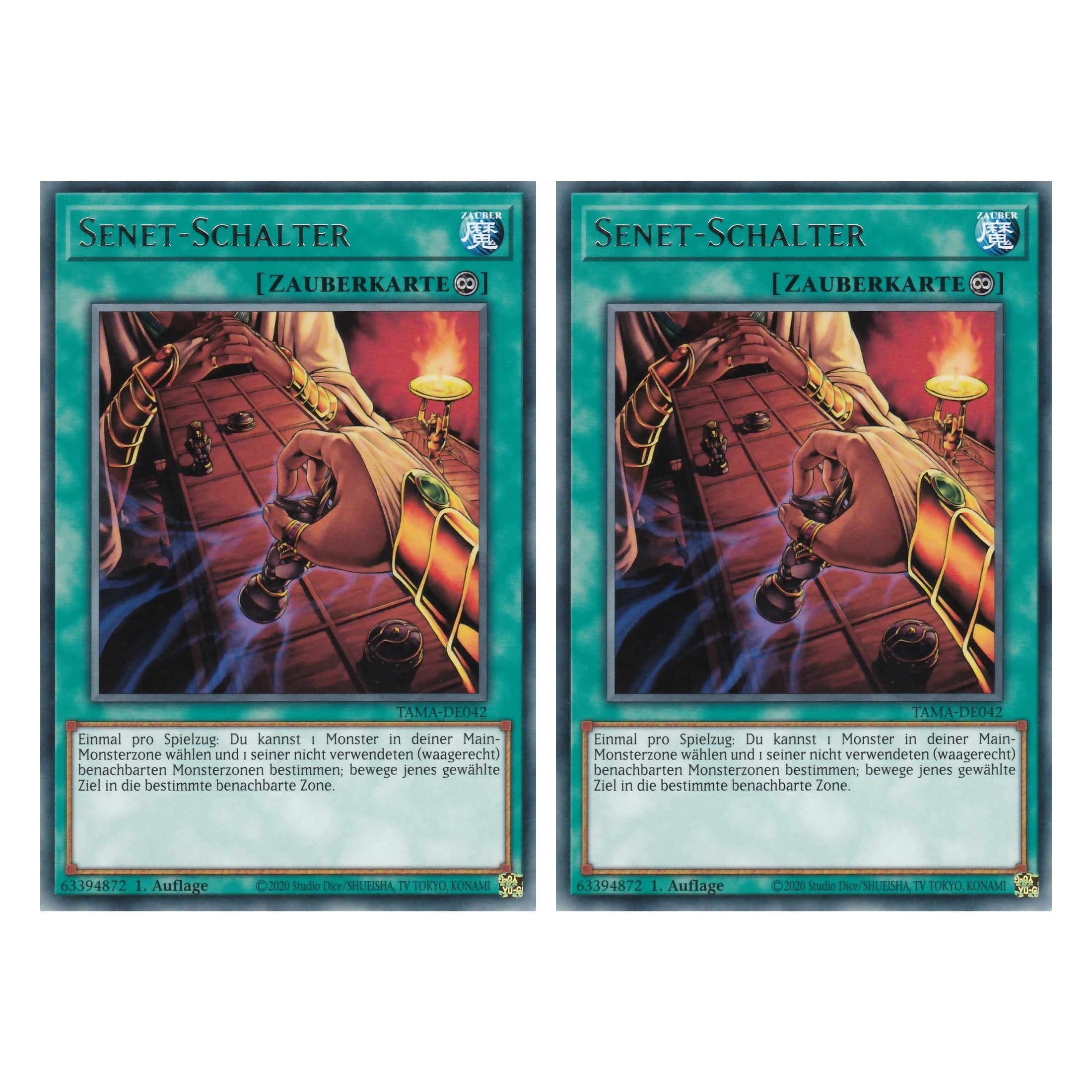 Senet-Schalter - TAMA-DE042 - Rare - 1. Auflage - Deutsch - Tactical Masters - Yu-Gi-Oh! - Duo Set (2 Stück)