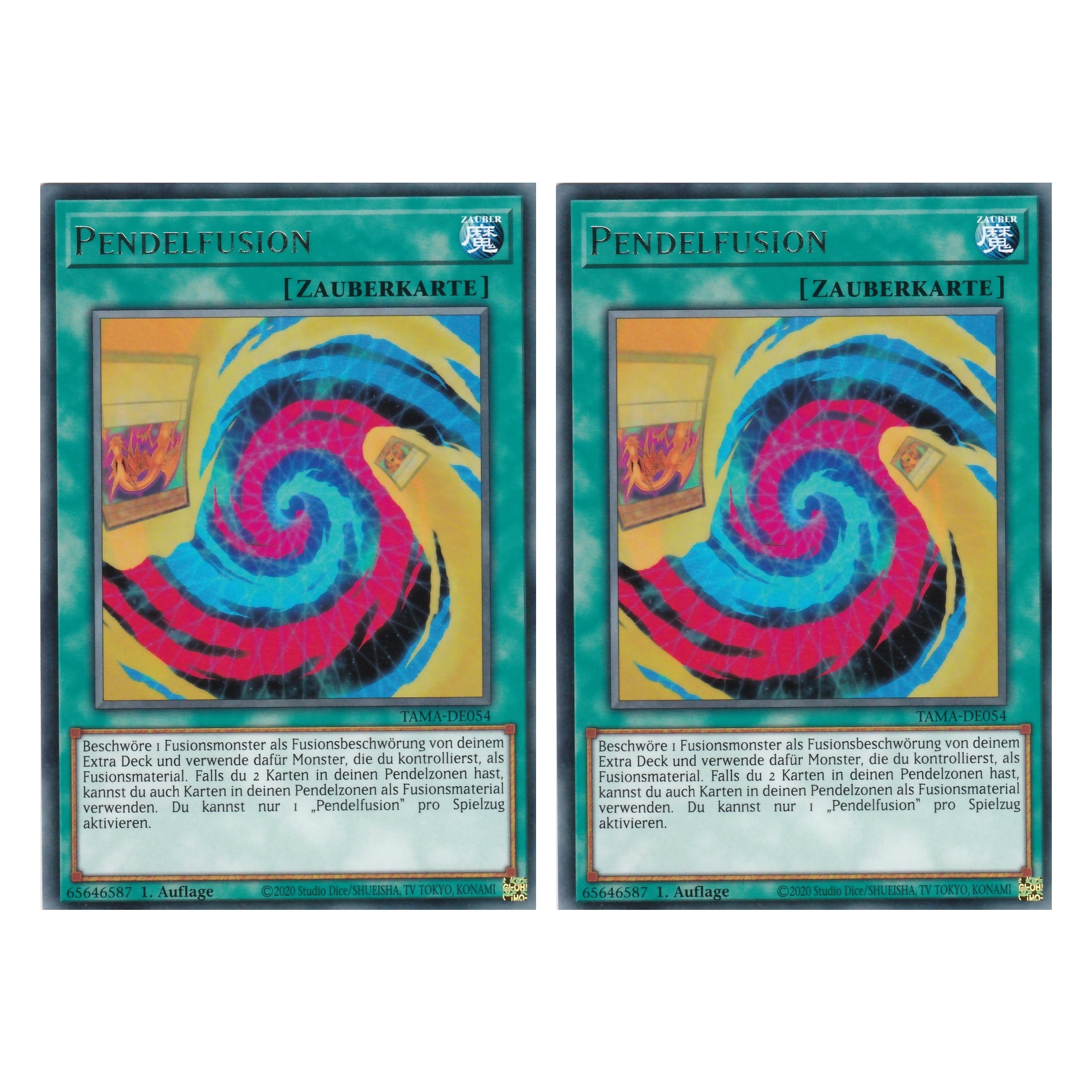 Pendelfusion - TAMA-DE054 - Rare - 1. Auflage - Deutsch - Tactical Masters - Yu-Gi-Oh! - Duo Set (2 Stück)