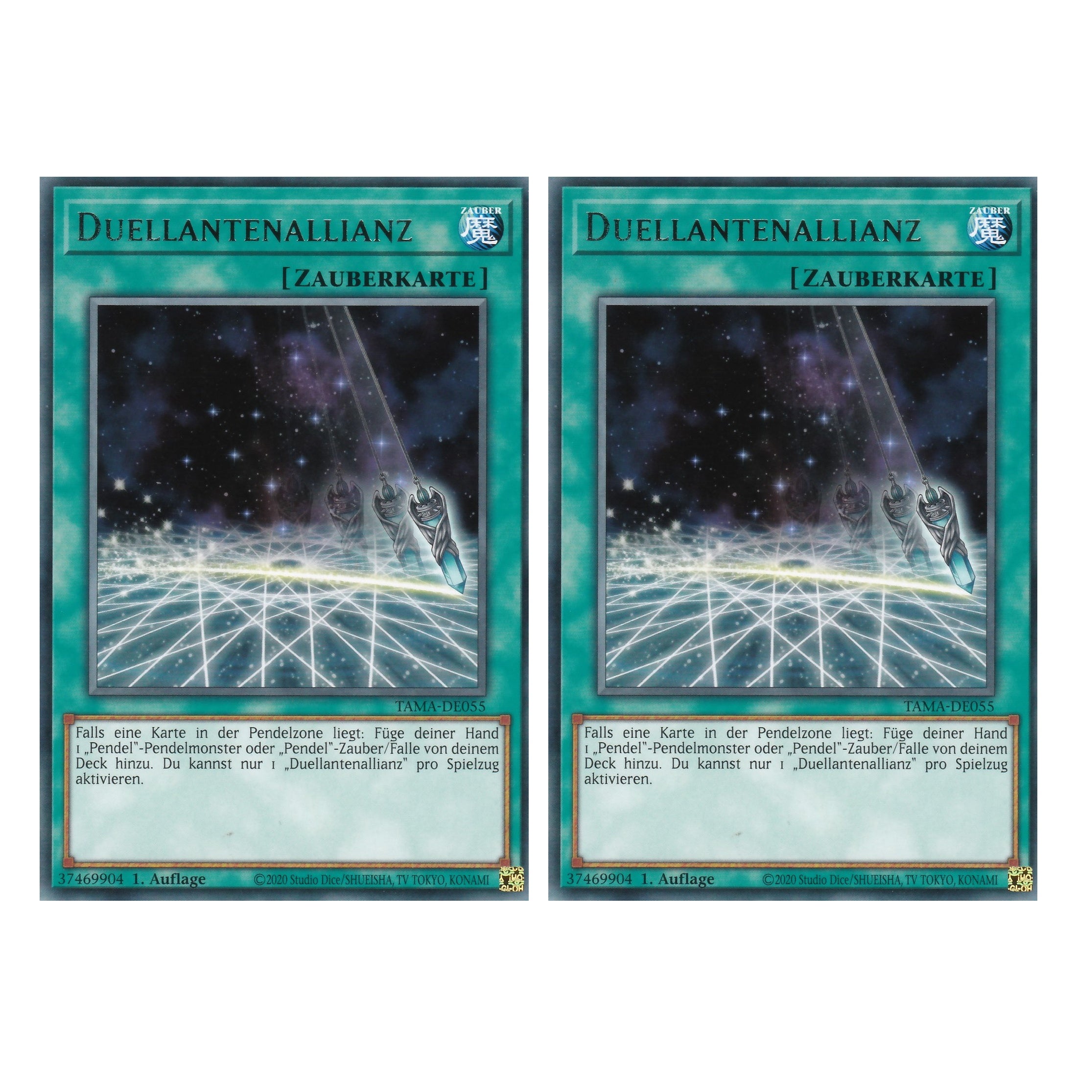 Duellantenallianz - TAMA-DE055 - Rare - 1. Auflage - Deutsch - Tactical Masters - Yu-Gi-Oh! - Duo Set (2 Stück)