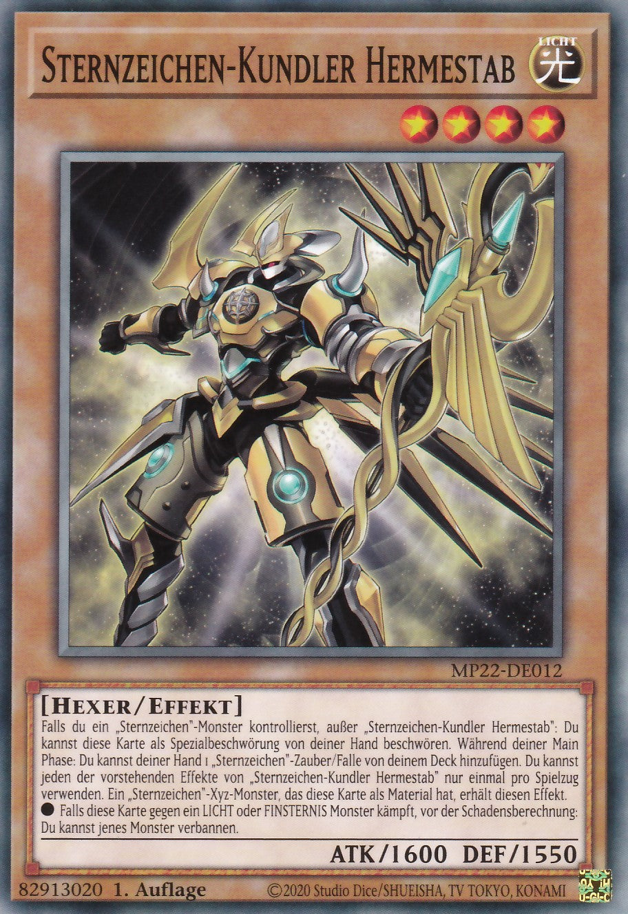 Sternzeichen-Kundler Hermestab - MP22-DE012 - Common - Deutsch - 1. Auflage - 2022 Tin of the Pharaoh's Gods