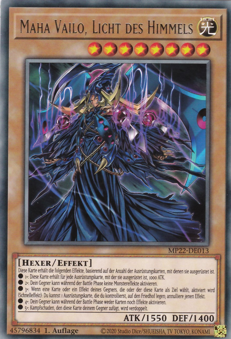 Maha Vailo, Licht des Himmels - MP22-DE013 - Rare - Deutsch - 1. Auflage - 2022 Tin of the Pharaoh's Gods