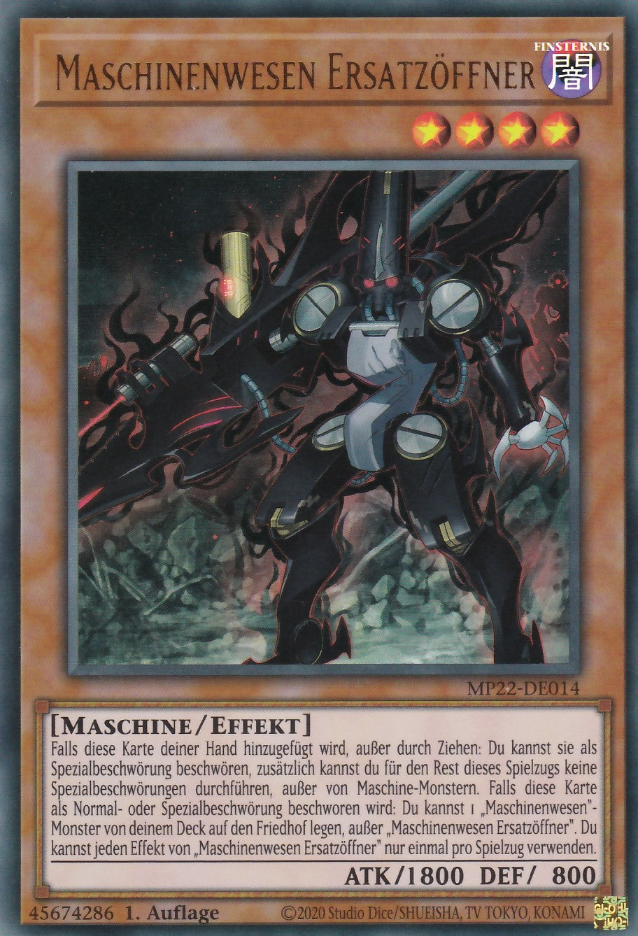 Maschinenwesen Ersatzöffner - MP22-DE014 - Ultra Rare - Deutsch - 1. Auflage - 2022 Tin of the Pharaoh's Gods