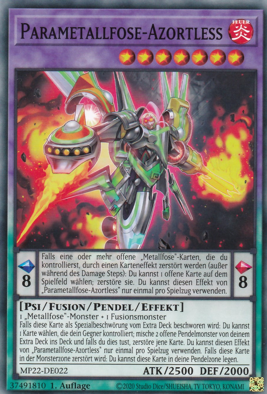 Parametallfose-Azortless - MP22-DE022 - Common - Deutsch - 1. Auflage - 2022 Tin of the Pharaoh's Gods