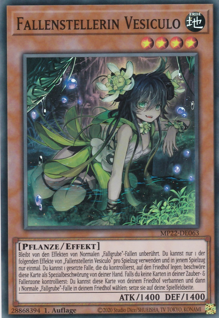 Fallenstellerin Vesiculo - MP22-DE063 - Super Rare - Deutsch - 1. Auflage - 2022 Tin of the Pharaoh's Gods