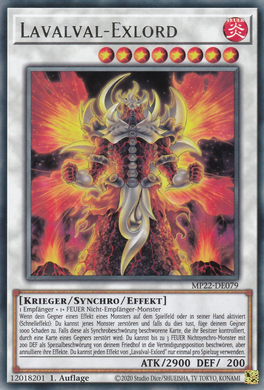 Lavalval-Exlord - MP22-DE079 - Rare - Deutsch - 1. Auflage - 2022 Tin of the Pharaoh's Gods