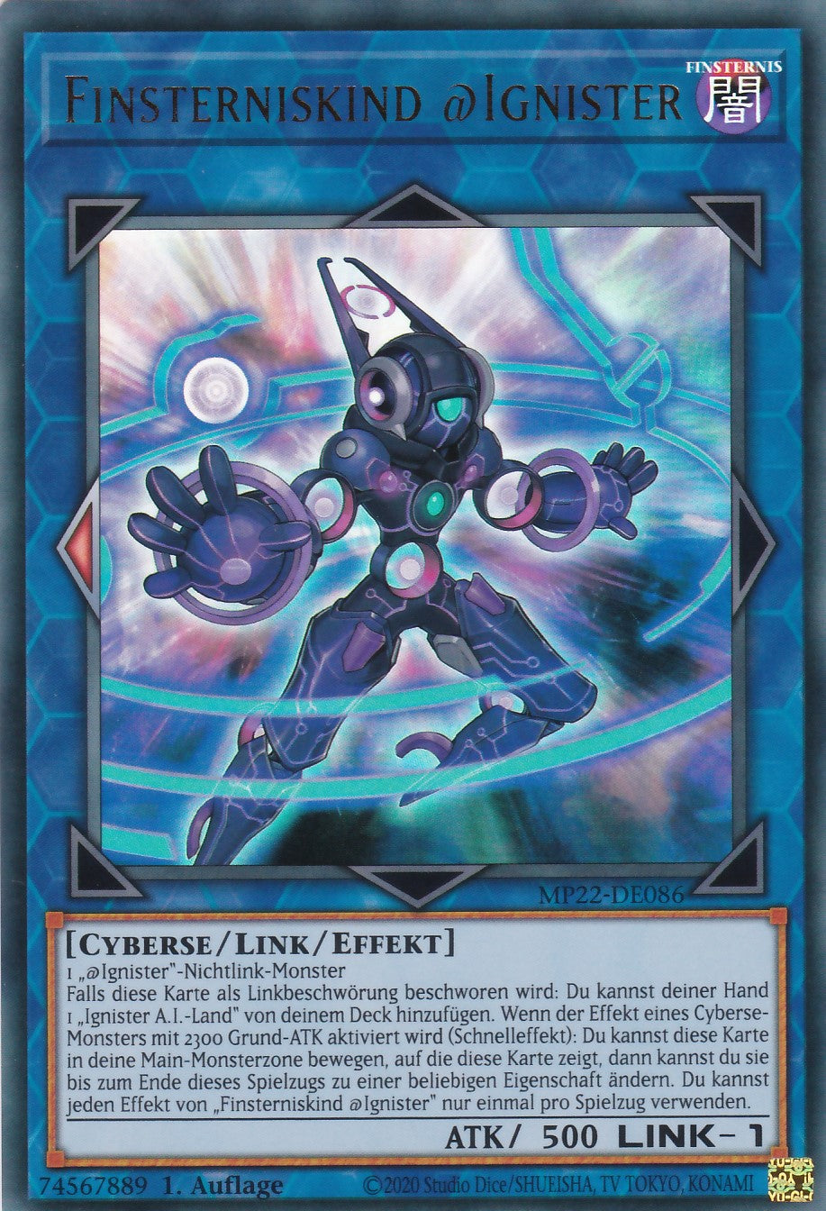 Finsterniskind @Ignister - MP22-DE086 - Ultra Rare - Deutsch - 1. Auflage - 2022 Tin of the Pharaoh's Gods