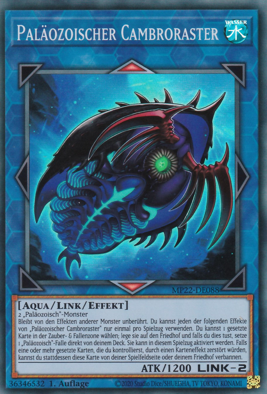 Paläozoischer Cambroraster - MP22-DE088 - Super Rare - Deutsch - 1. Auflage - 2022 Tin of the Pharaoh's Gods