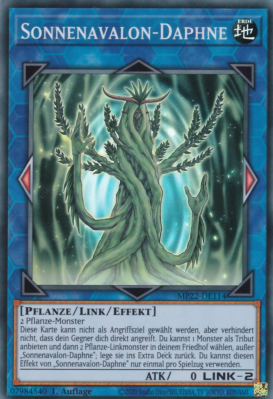 Sonnenavalon-Daphne - MP22-DE114 - Super Rare - Deutsch - 1. Auflage - 2022 Tin of the Pharaoh's Gods