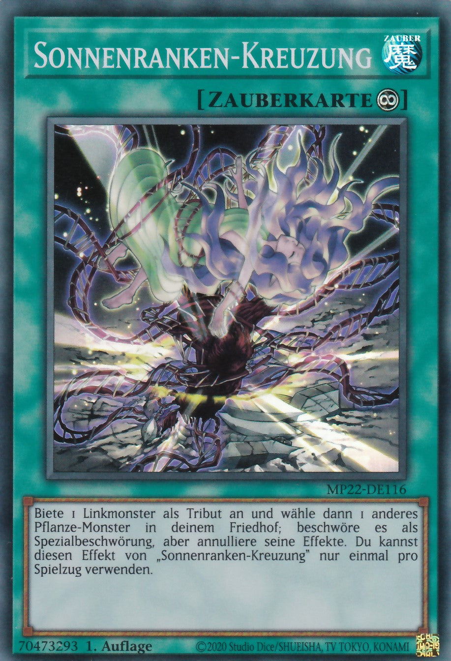 Sonnenranken-Kreuzung - MP22-DE116 - Super Rare - Deutsch - 1. Auflage - 2022 Tin of the Pharaoh's Gods