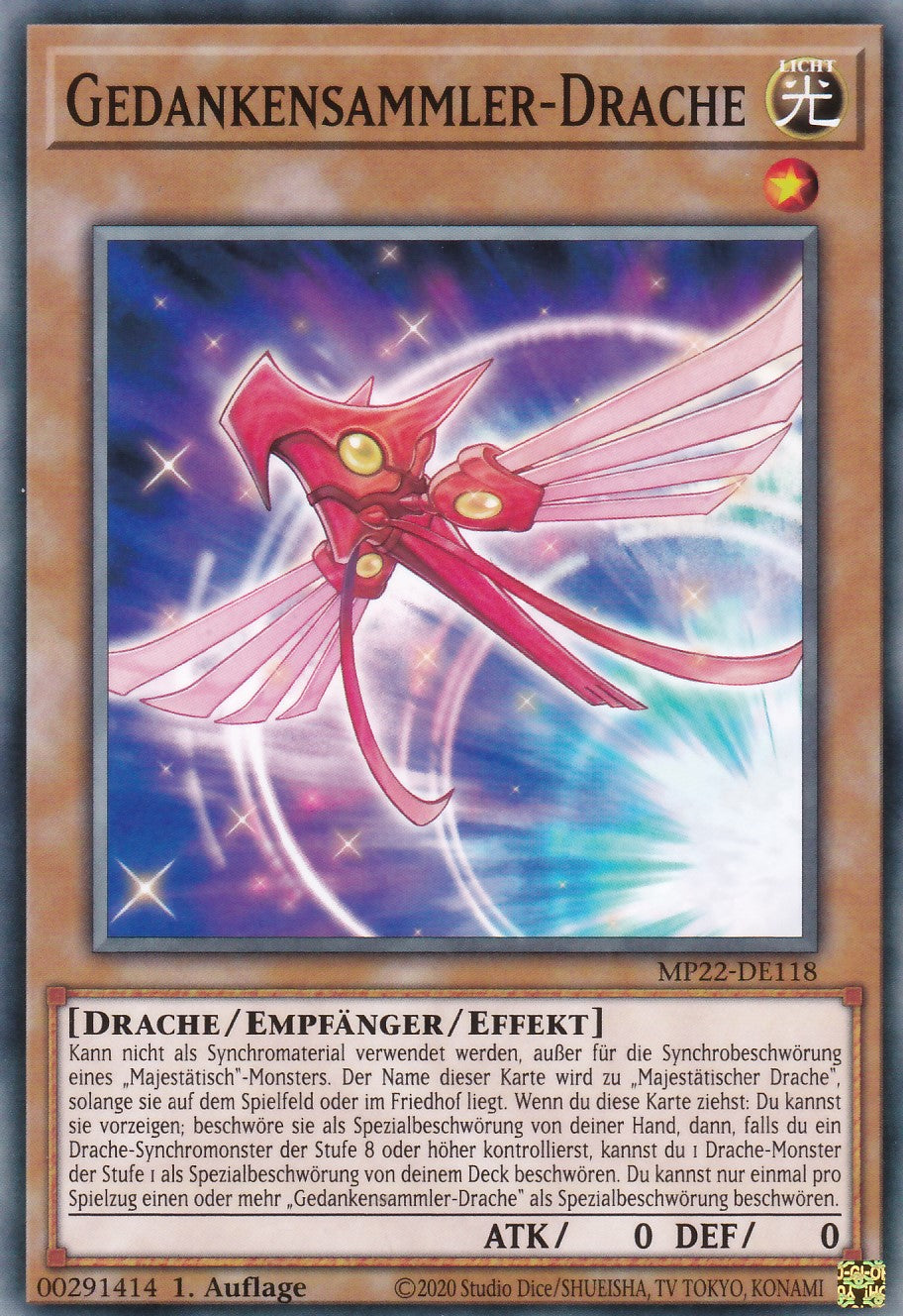 Gedankensammler-Drache - MP22-DE118 - Common - Deutsch - 1. Auflage - 2022 Tin of the Pharaoh's Gods