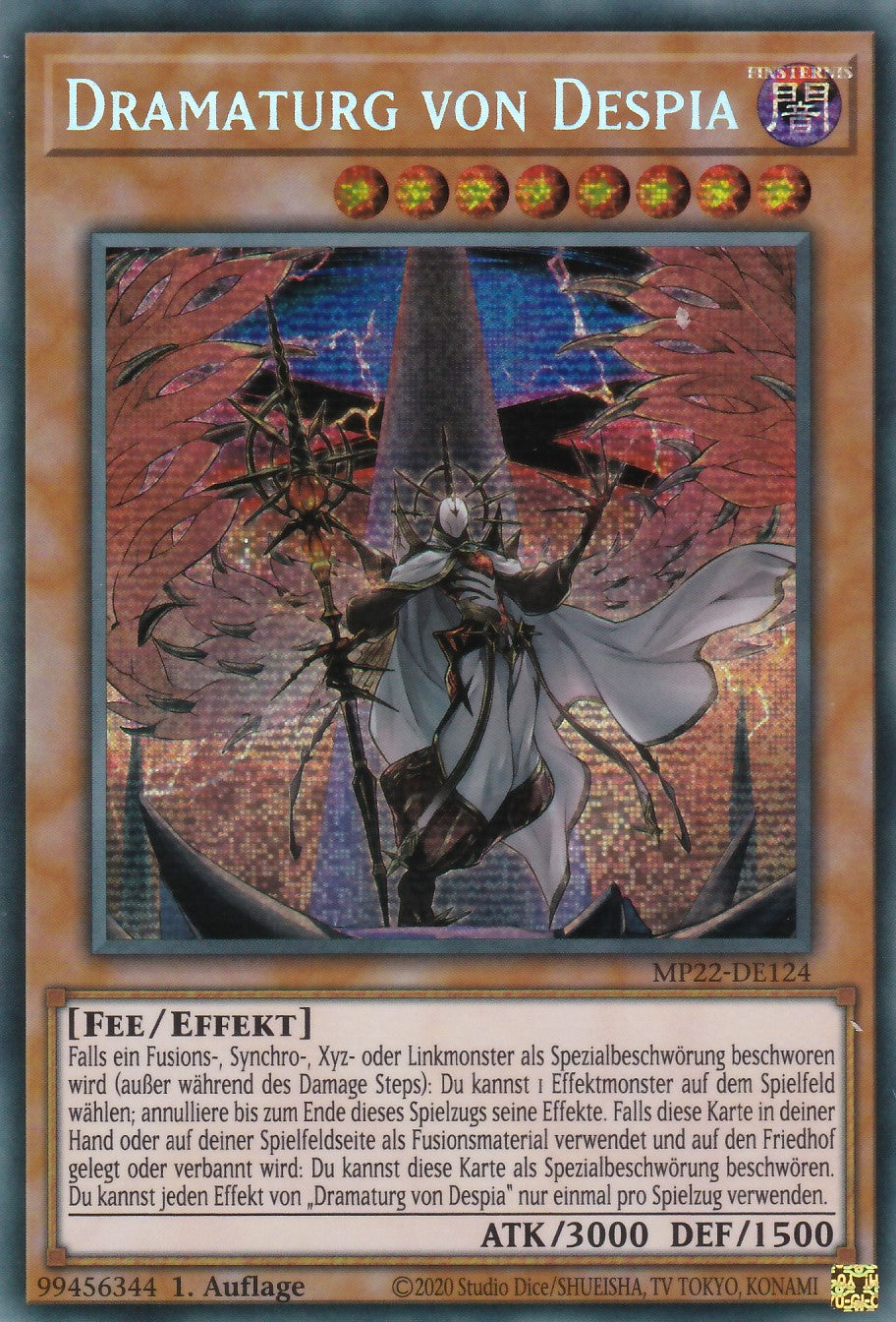 Dramaturg von Despia - MP22-DE124 - Secret Rare - Deutsch - 1. Auflage - 2022 Tin of the Pharaoh's Gods