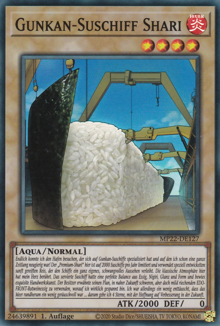 Gunkan-Suschiff Shari - MP22-DE127 - Super Rare - Deutsch - 1. Auflage - 2022 Tin of the Pharaoh's Gods