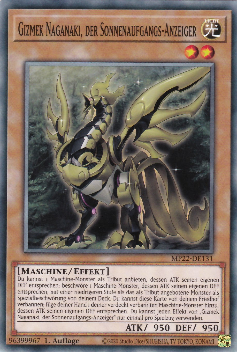 Gizmek Naganaki, der Sonnenaufgangs-Anzeiger - MP22-DE131 - Common - Deutsch - 1. Auflage - 2022 Tin of the Pharaoh's Gods