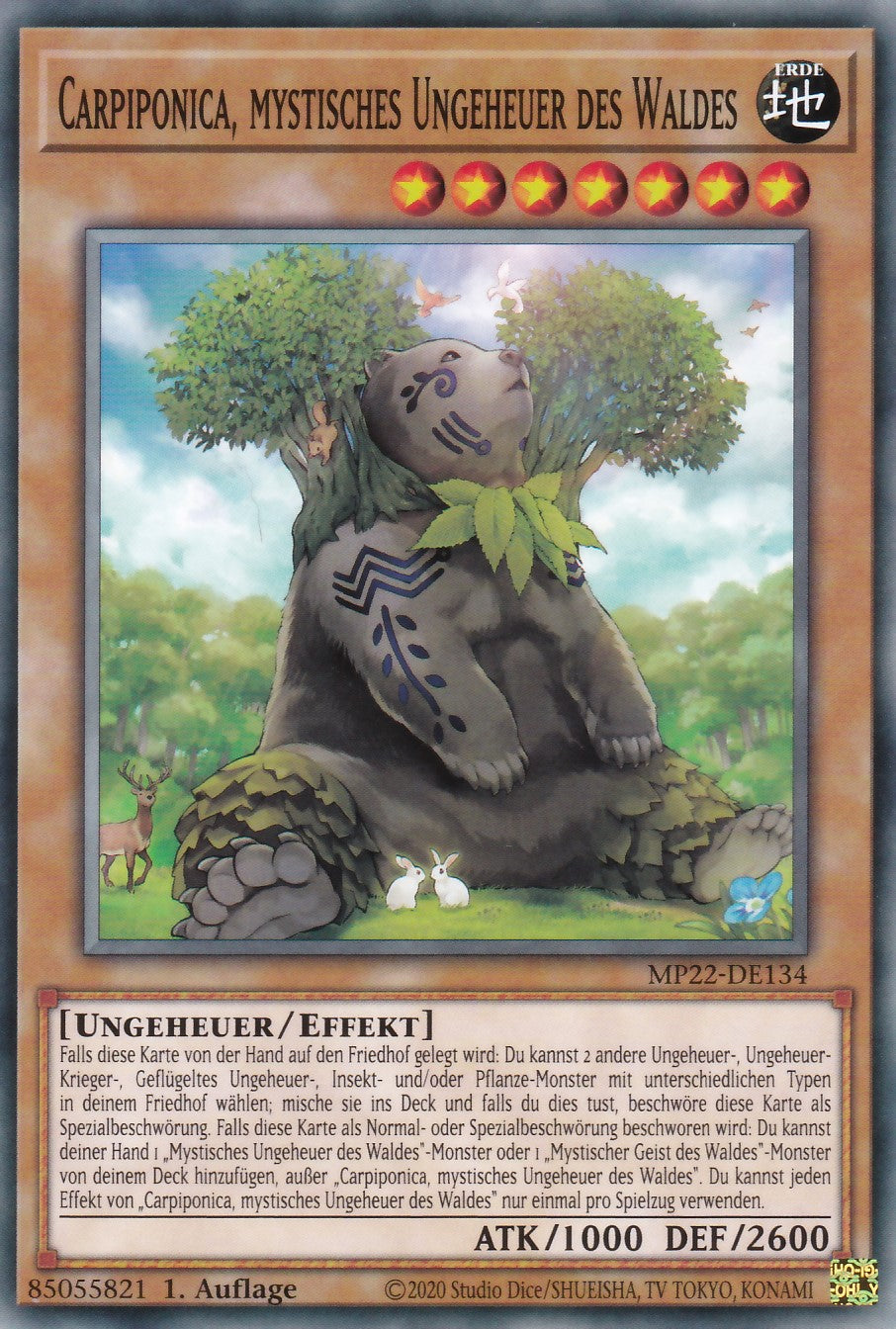 Carpiponica, mystisches Ungeheuer des Waldes - MP22-DE134 - Common - Deutsch - 1. Auflage - 2022 Tin of the Pharaoh's Gods