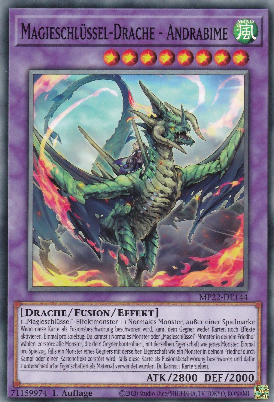Magieschlüssel-Drache - Andrabime - MP22-DE144 - Common - Deutsch - 1. Auflage - 2022 Tin of the Pharaoh's Gods