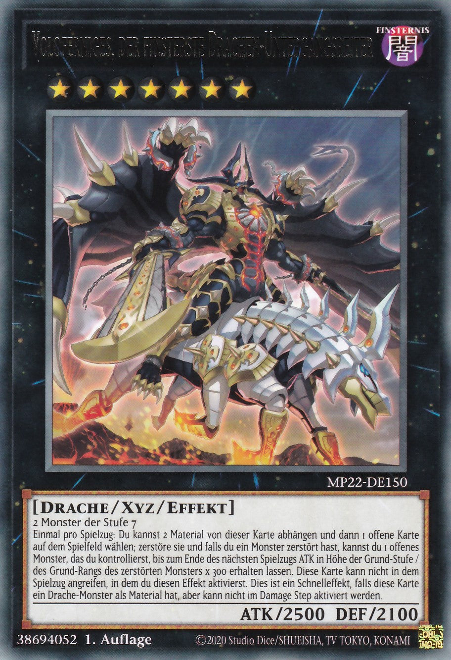 Voloferniges, der finsterste Drachen-Untergangsreiter - MP22-DE150 - Rare - Deutsch - 1. Auflage - 2022 Tin of the Pharaoh's Gods