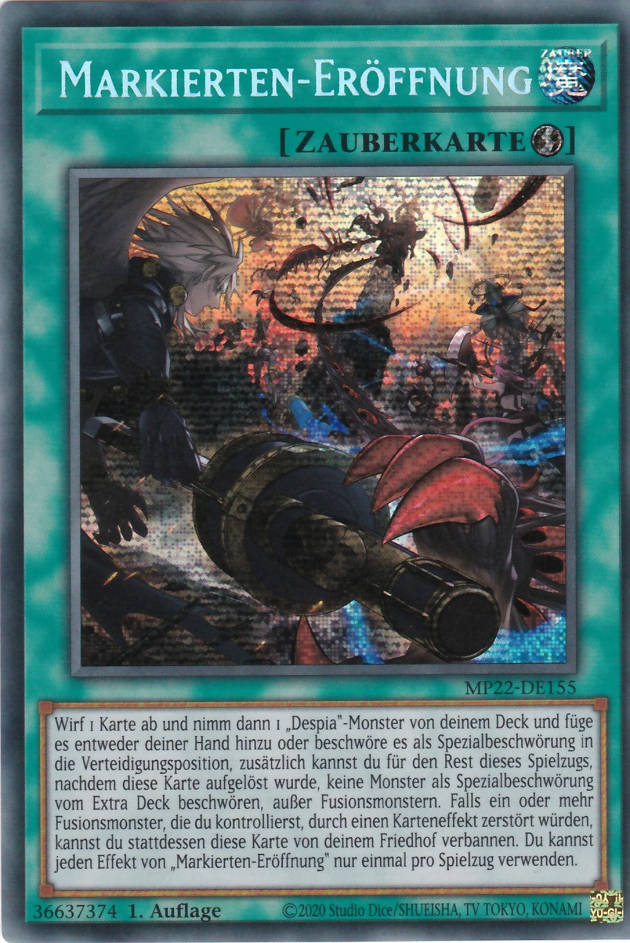 Markierten-Eröffnung - MP22-DE155 - Secret Rare - Deutsch - 1. Auflage - 2022 Tin of the Pharaoh's Gods