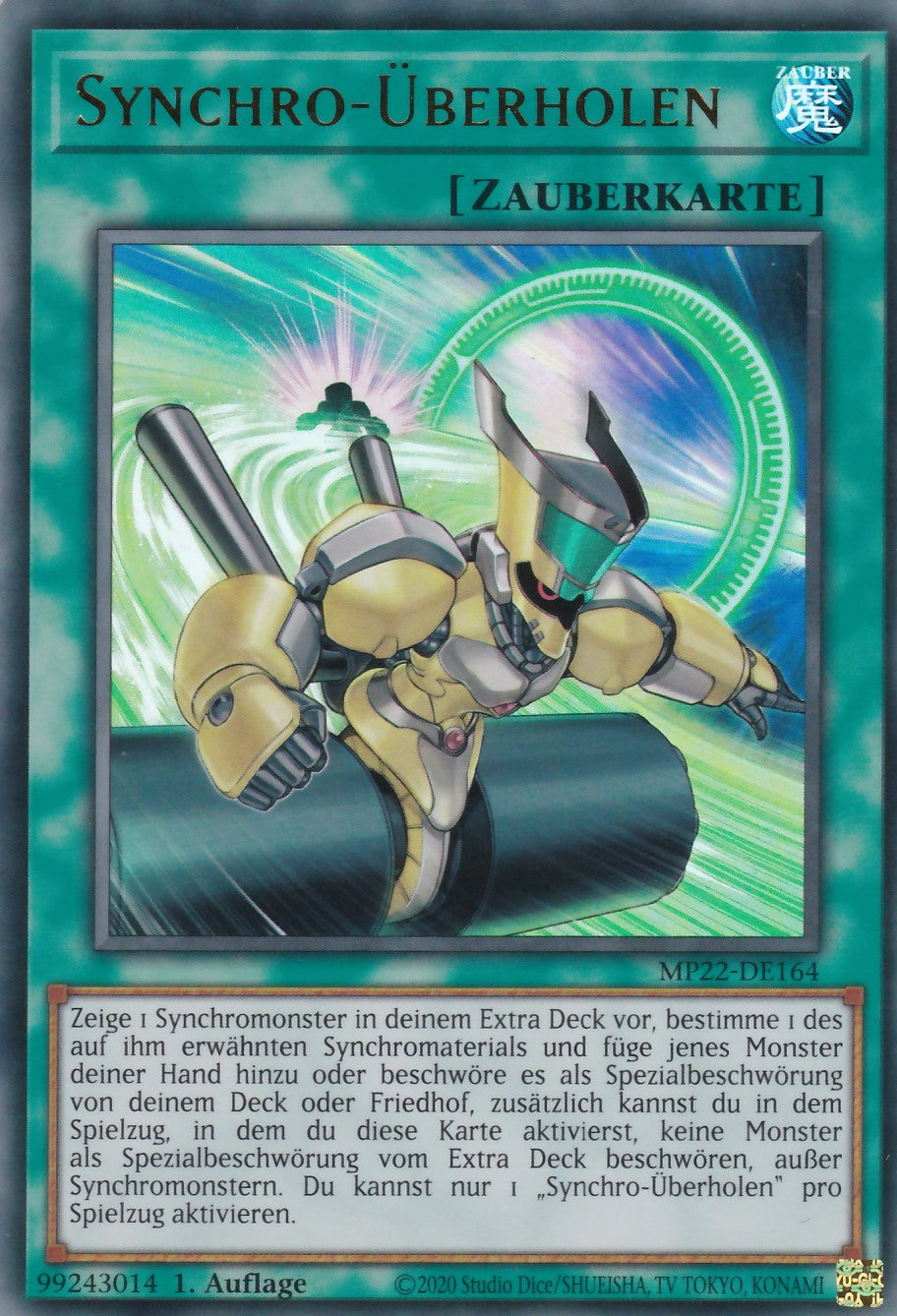 Synchro-Überholen - MP22-DE164 - Ultra Rare - Deutsch - 1. Auflage - 2022 Tin of the Pharaoh's Gods