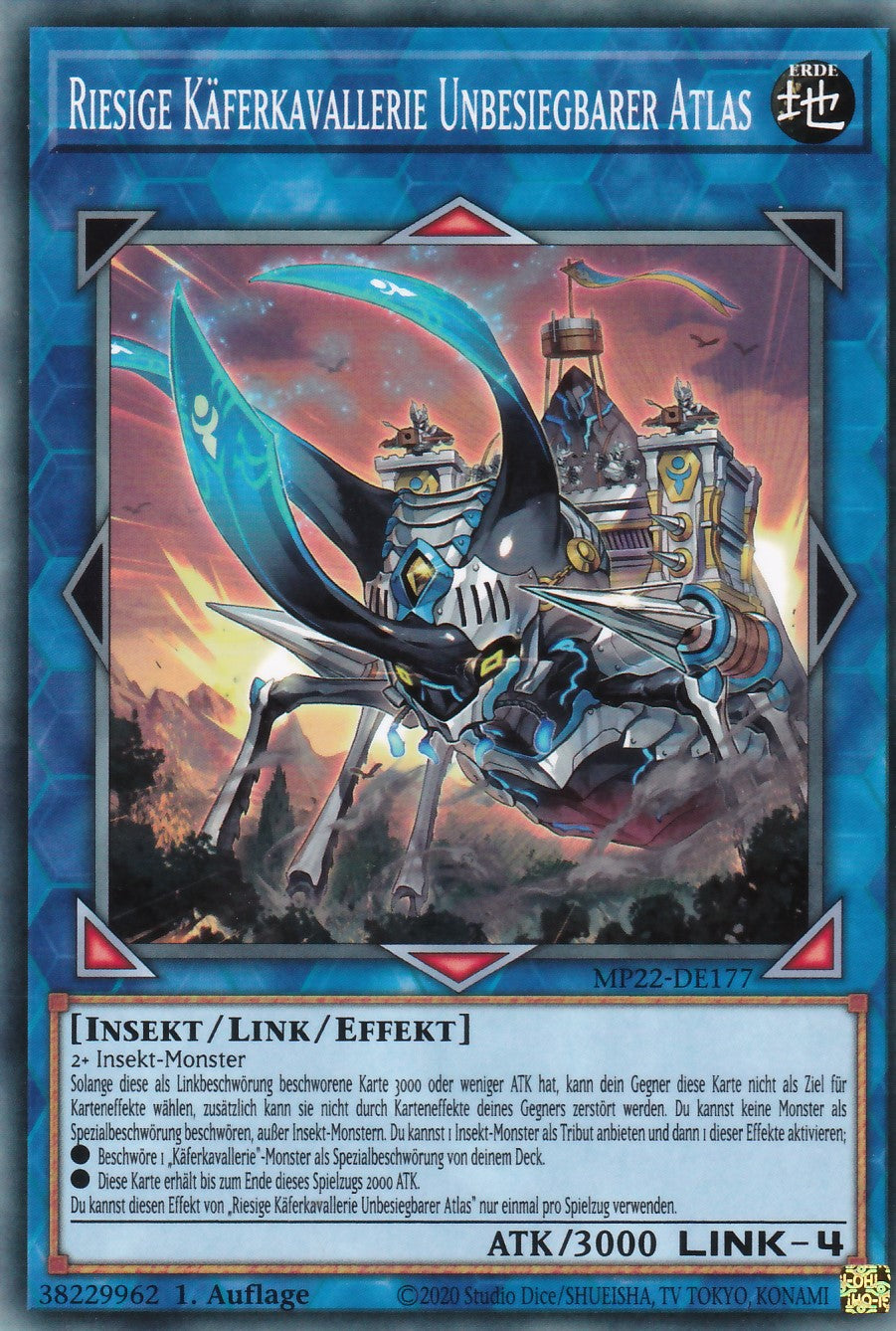 Riesige Käferkavallerie Unbesiegbarer Atlas - MP22-DE177 - Common - Deutsch - 1. Auflage - 2022 Tin of the Pharaoh's Gods