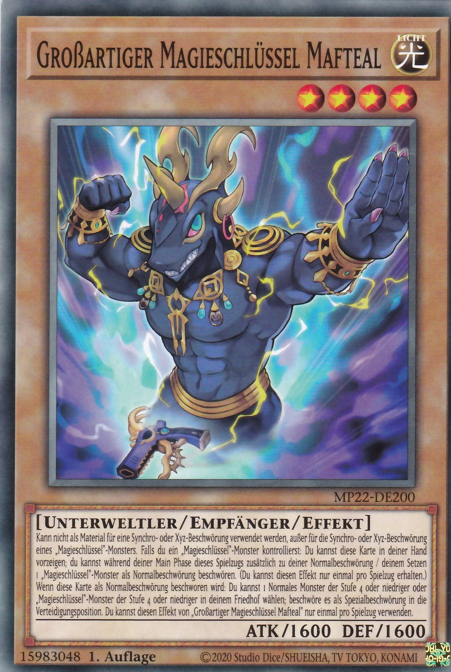 Großartiger Magieschlüssel Mafteal - MP22-DE200 - Common - Deutsch - 1. Auflage - 2022 Tin of the Pharaoh's Gods