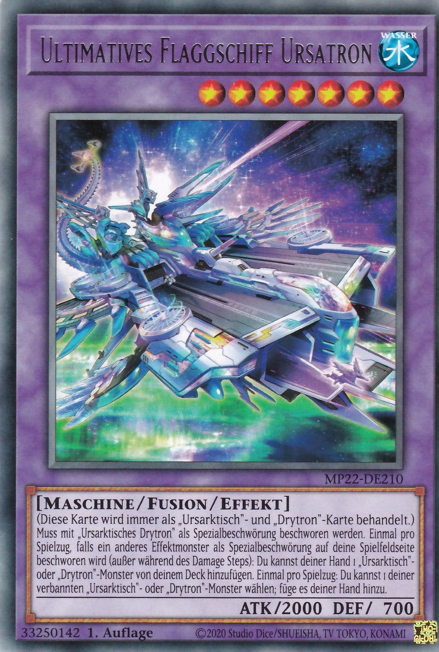 Ultimatives Flaggschiff Ursatron - MP22-DE210 - Rare - Deutsch - 1. Auflage - 2022 Tin of the Pharaoh's Gods