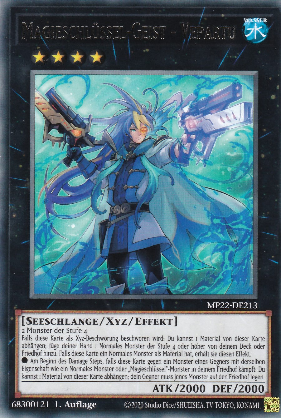 Magieschlüssel-Geist - Vepartu - MP22-DE213 - Rare - Deutsch - 1. Auflage - 2022 Tin of the Pharaoh's Gods