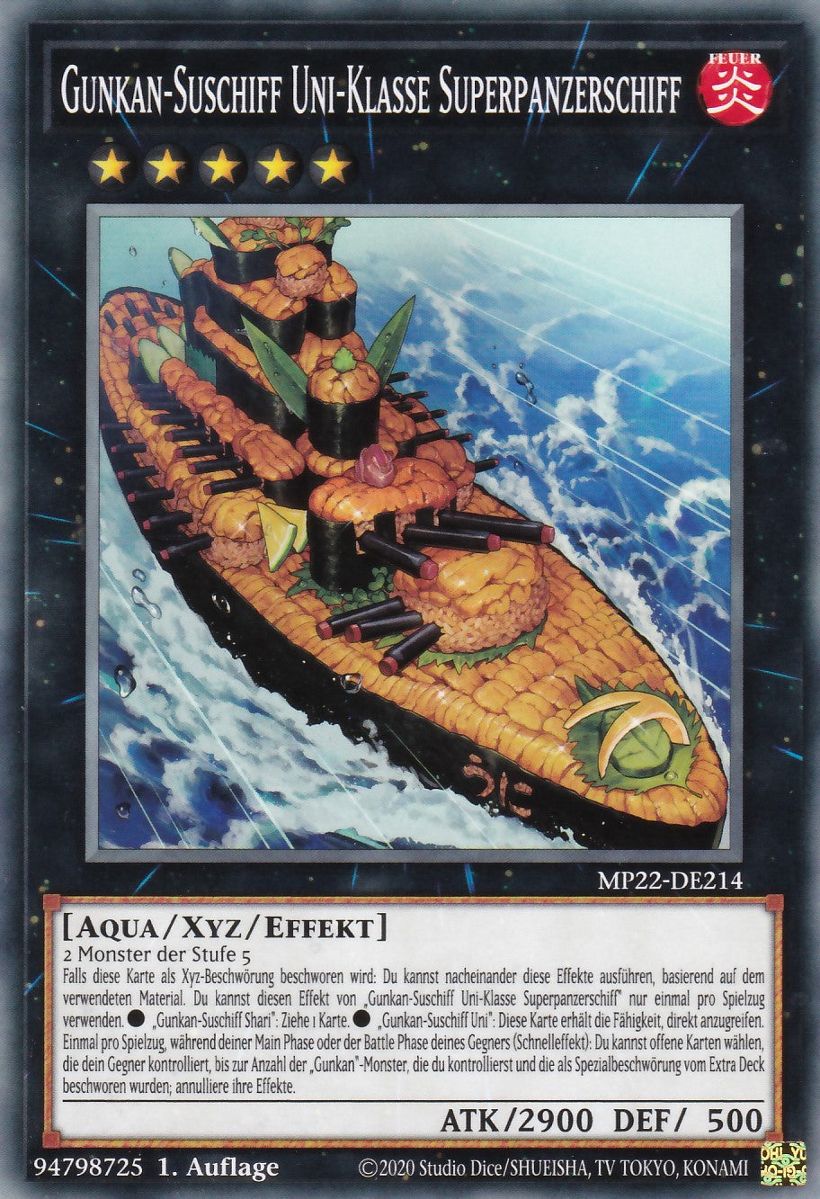 Gunkan-Suschiff Uni-Klasse Superpanzerschiff - MP22-DE214 - Common - Deutsch - 1. Auflage - 2022 Tin of the Pharaoh's Gods