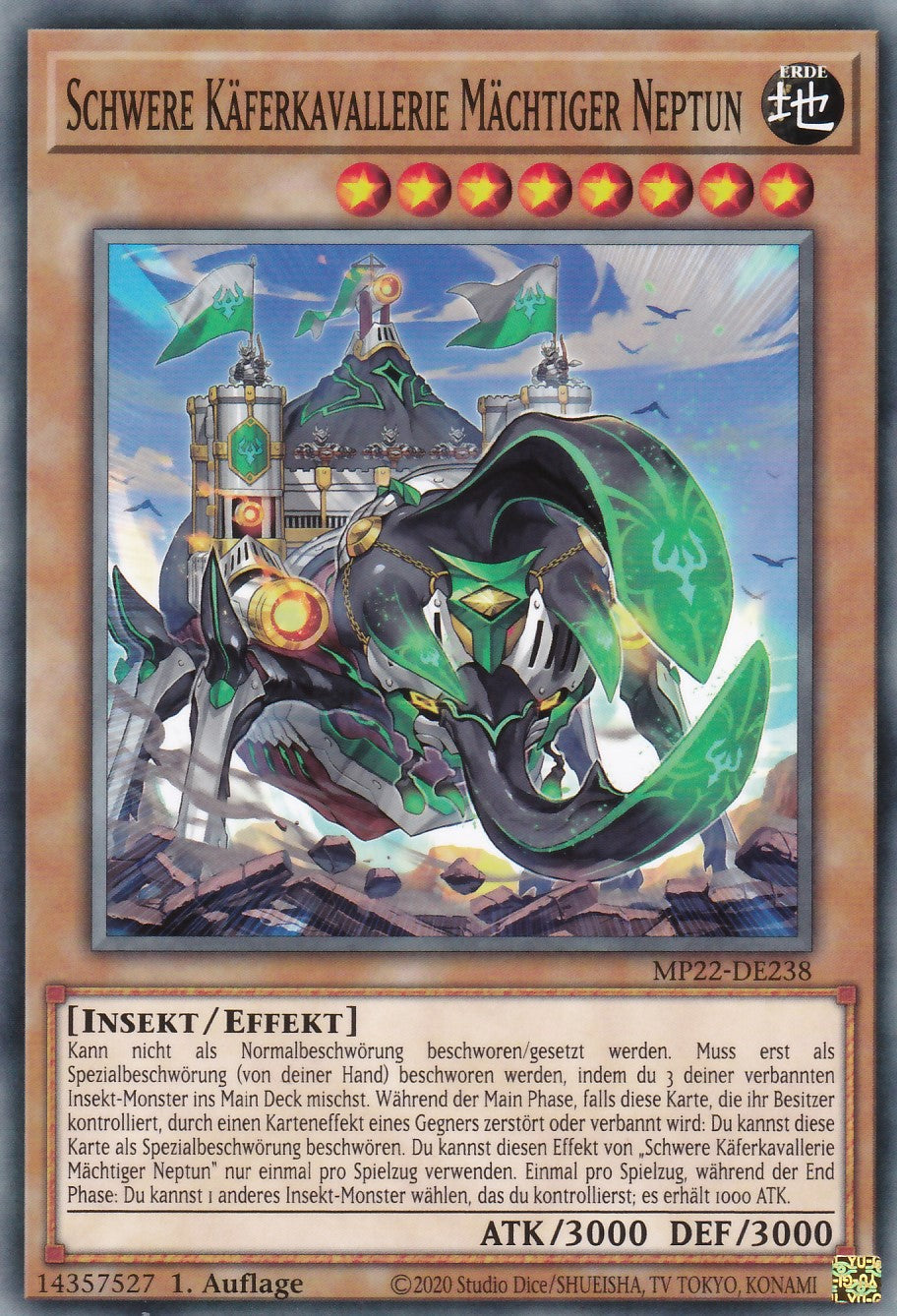 Schwere Käferkavallerie Mächtiger Neptun - MP22-DE238 - Common - Deutsch - 1. Auflage - 2022 Tin of the Pharaoh's Gods