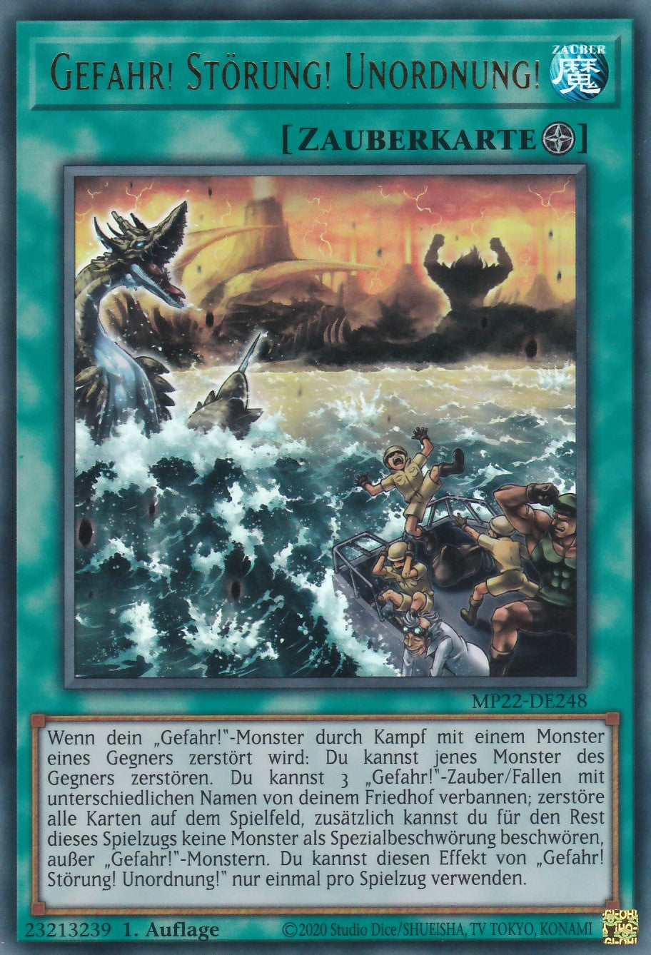 Gefahr! Störung! Unordnung! - MP22-DE248 - Ultra Rare - Deutsch - 1. Auflage - 2022 Tin of the Pharaoh's Gods