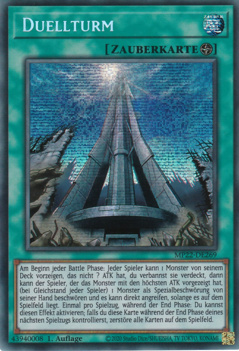 Duellturm - MP22-DE269 - Secret Rare - Deutsch - 1. Auflage - 2022 Tin of the Pharaoh's Gods
