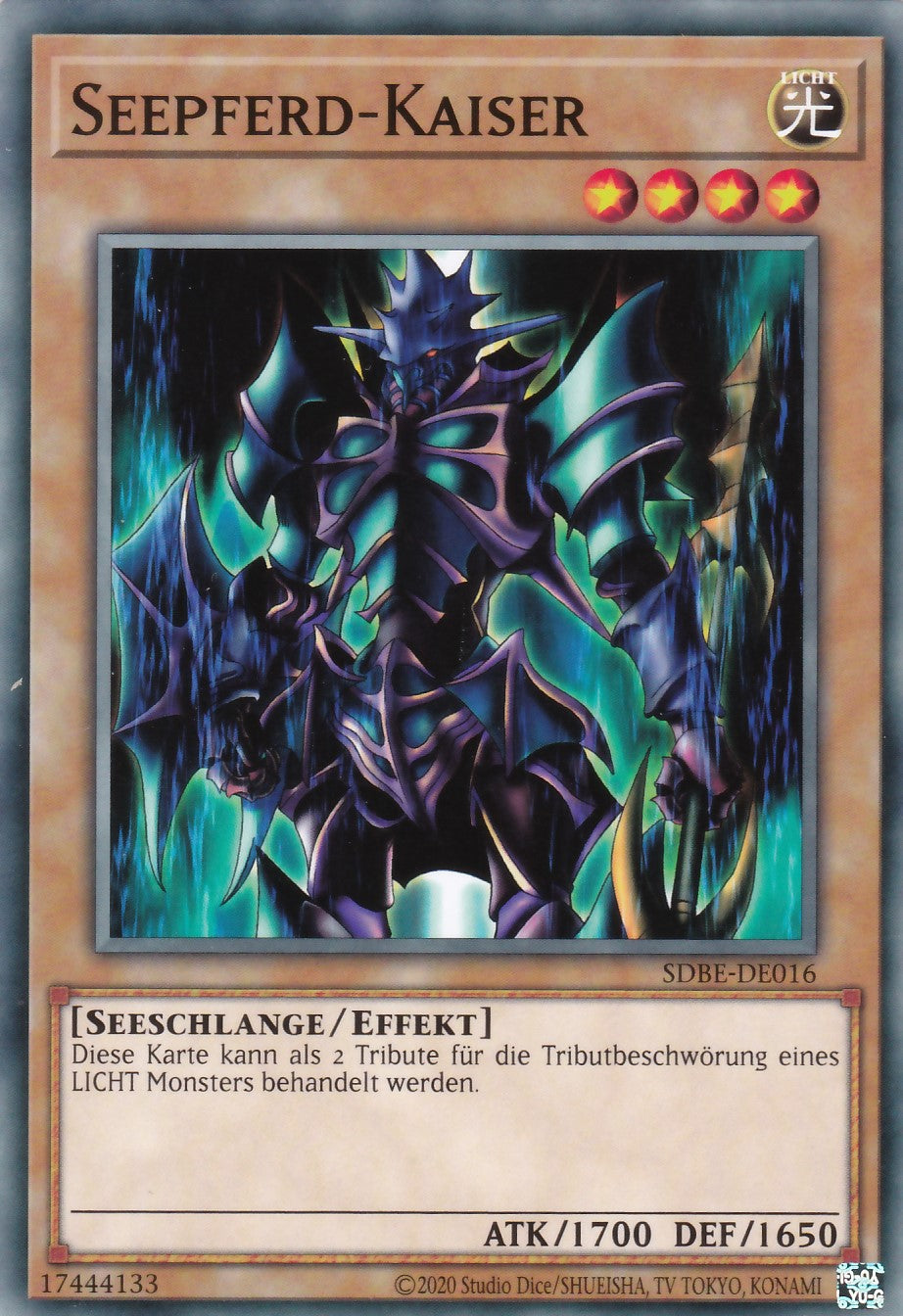 SDBE-DE016 - Seepferd-Kaiser - Common - 2. Auflage - Deutsch - Structure Deck Saga of Blue Eyes White