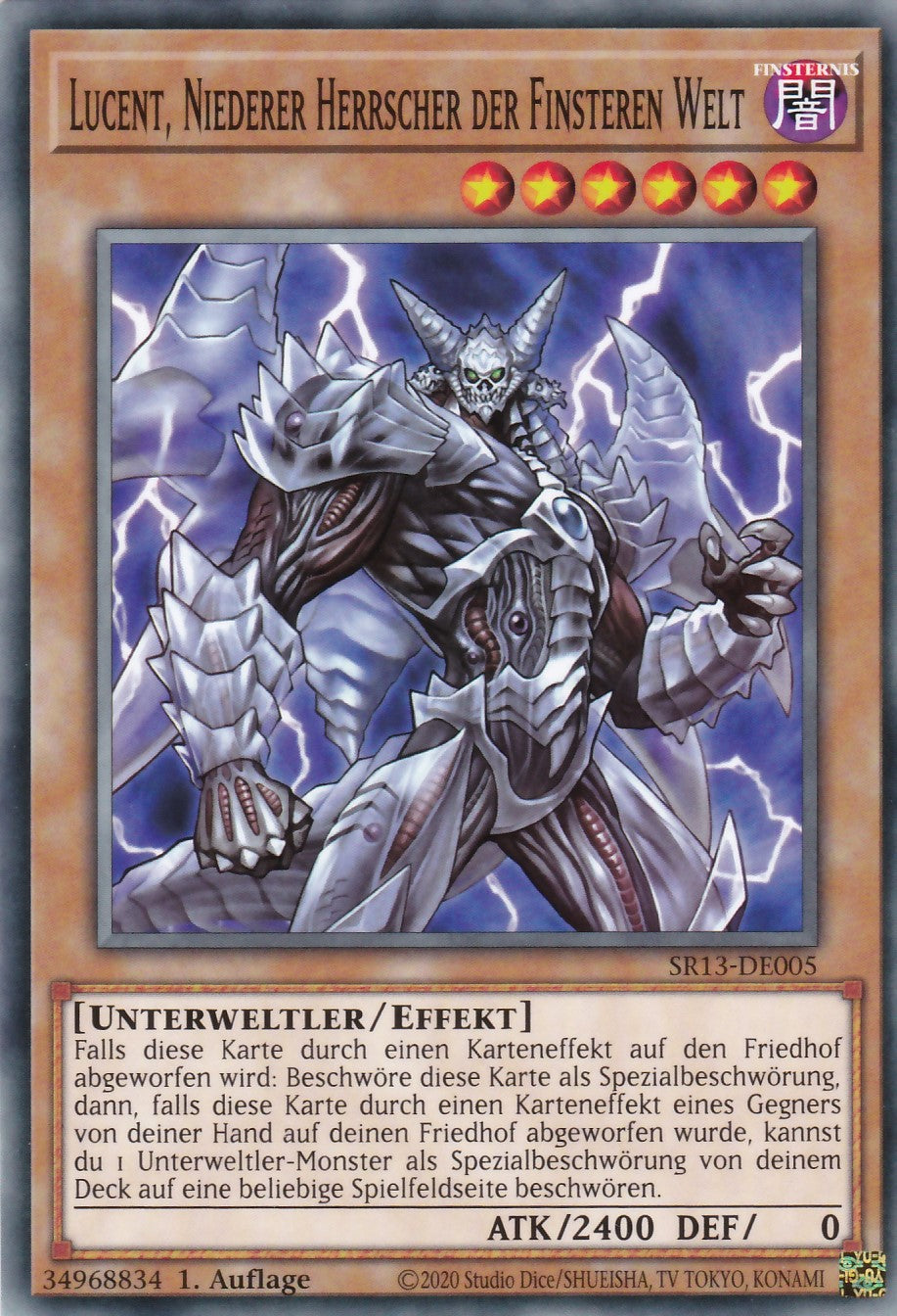 SR13-DE005 - Lucent, Niederer Herrscher der Finsteren Welt - Common - 1. Auflage - Deutsch - Structure Deck: Dark World
