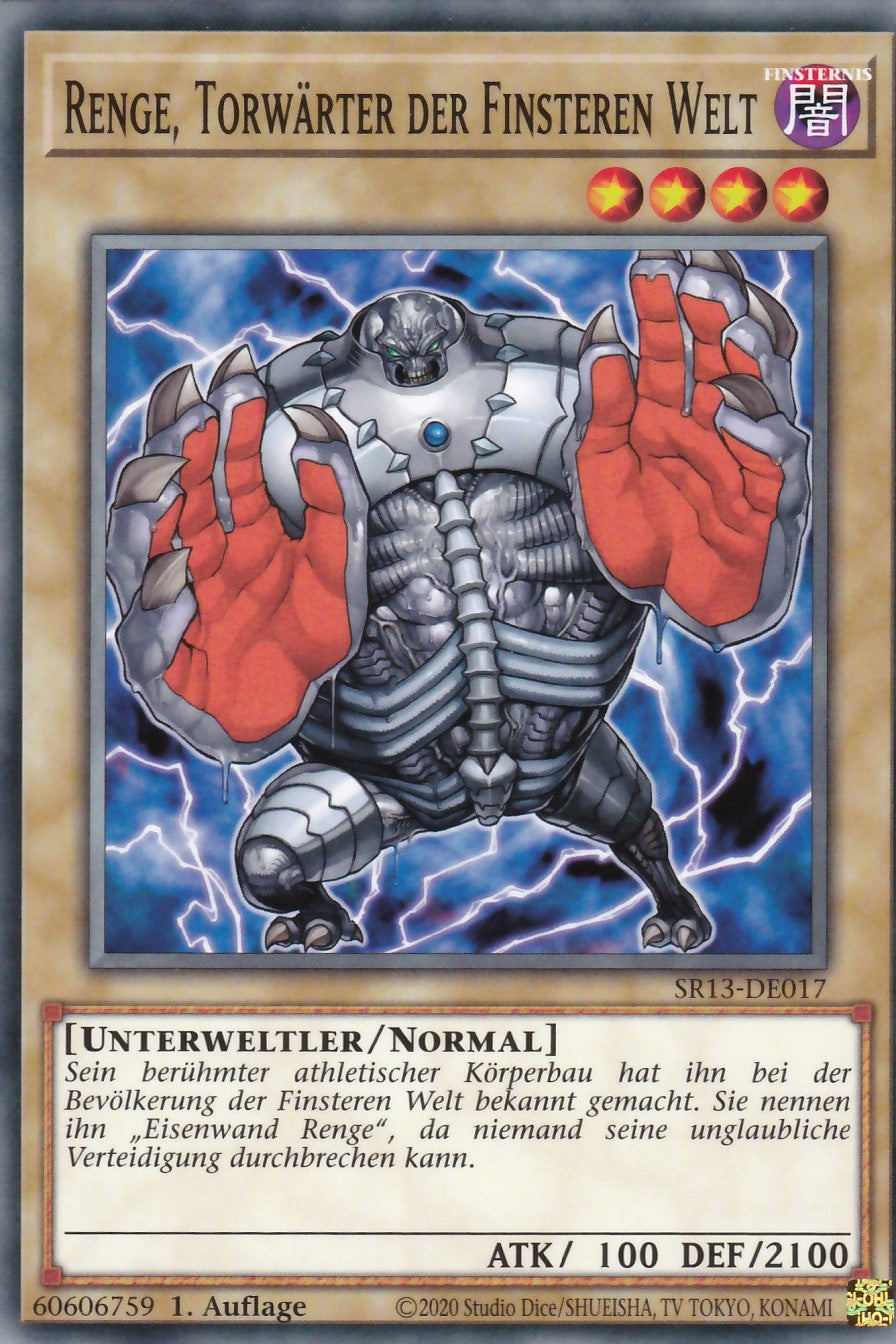 SR13-DE017 - Renge, Torwärter der Finsteren Welt - Common - 1. Auflage - Deutsch - Structure Deck: Dark World
