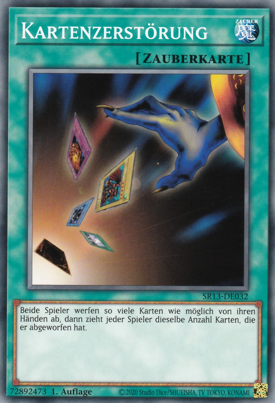SR13-DE032 - Kartenzerstörung - Common - 1. Auflage - Deutsch - Structure Deck: Dark World