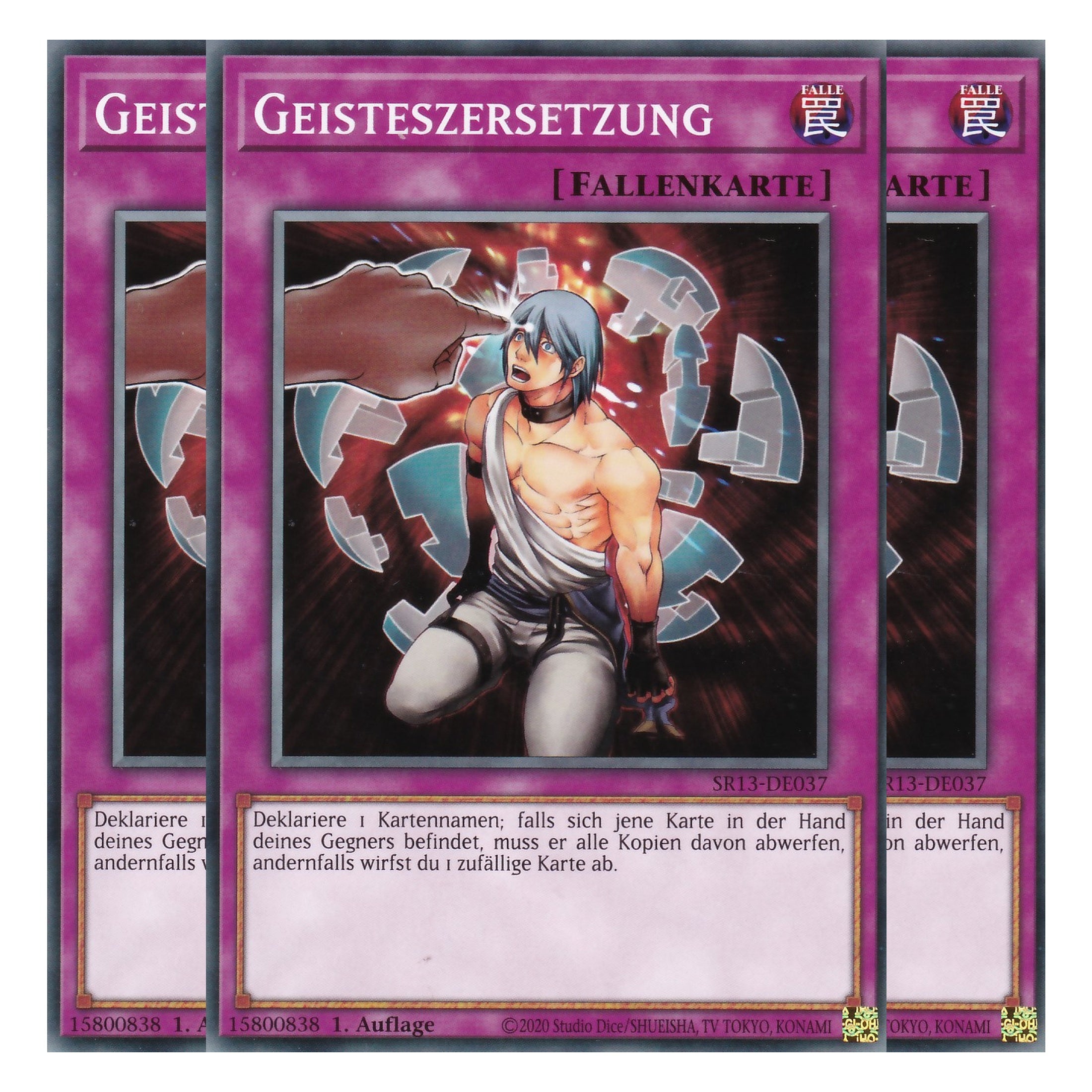 Geisteszersetzung - SR13-DE037 - Common - Deutsch - 1. Auflage - Structure Deck: Dark World - Yu-Gi-Oh! - Playset (3 Kopien)