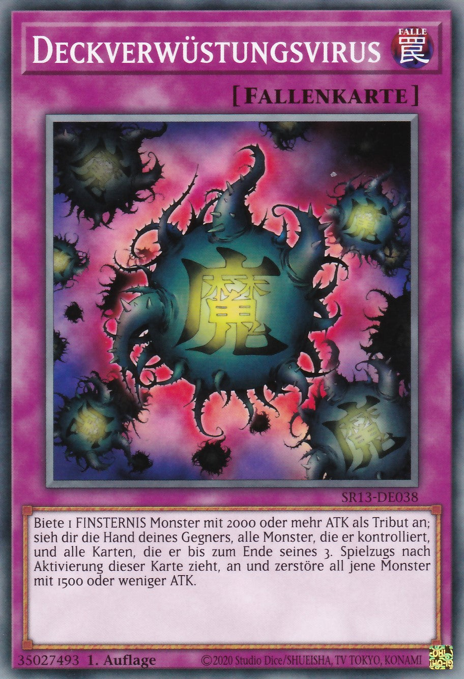 SR13-DE038 - Deckverwüstungsvirus - Common - 1. Auflage - Deutsch - Structure Deck: Dark World